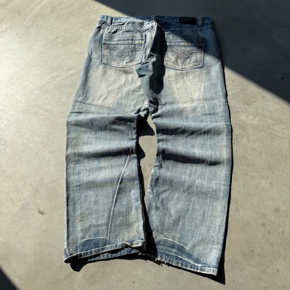Vintage y2k Light Wash Boot Cut Jeans
